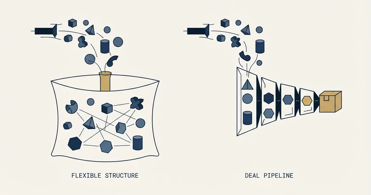 Editorial illustration for Airtable vs Pipedrive