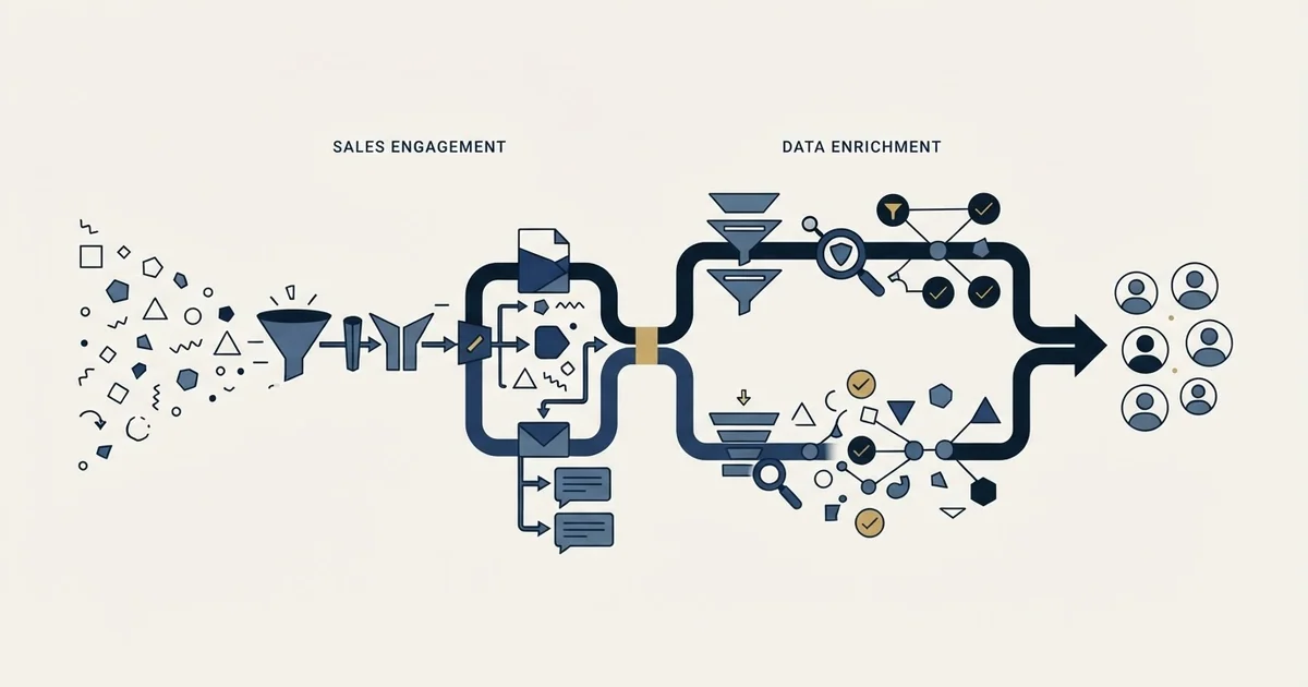 Editorial illustration for AiSDR vs BetterContact