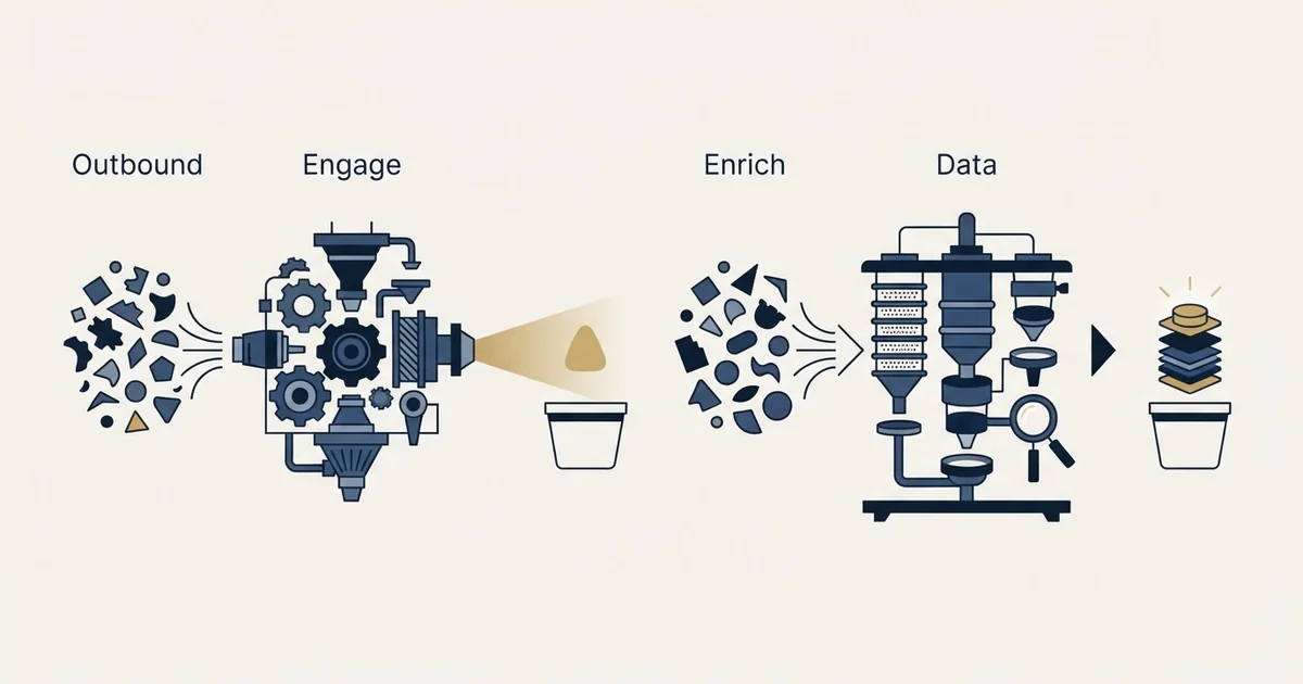 Editorial illustration for AiSDR vs Clearbit