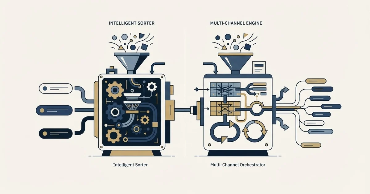 Editorial illustration for AiSDR vs La Growth Machine