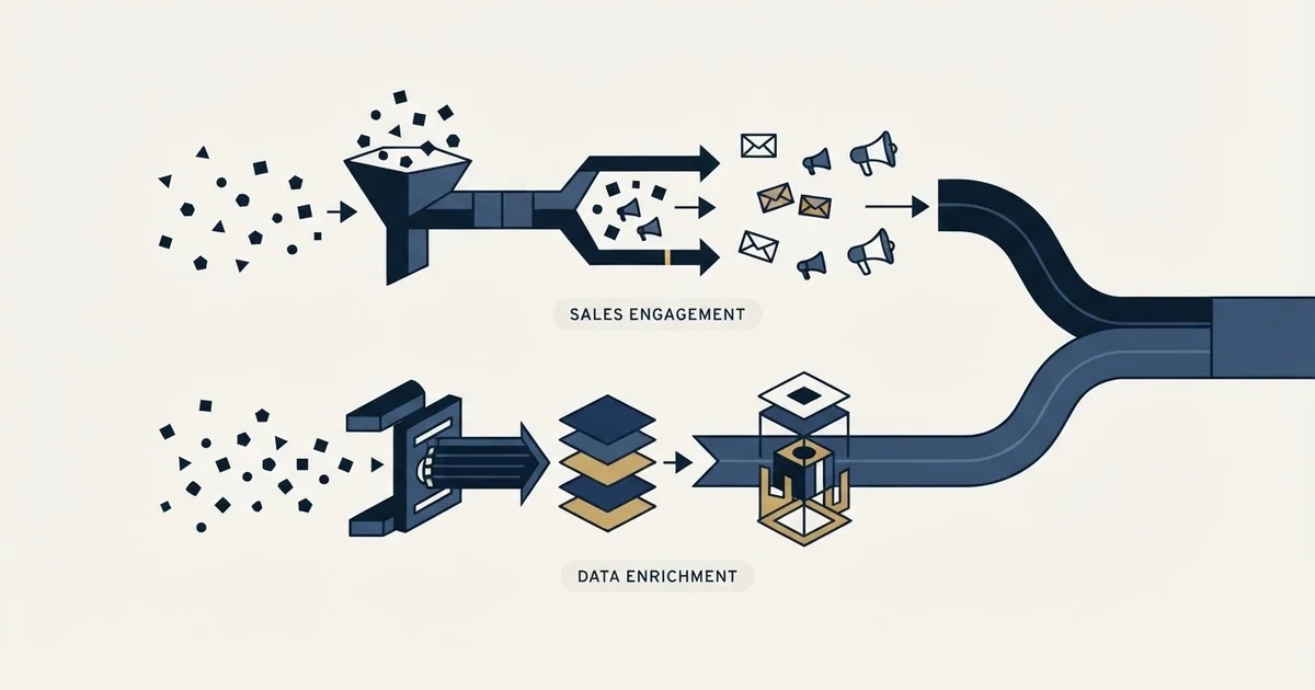Editorial illustration for AiSDR vs People Data Labs