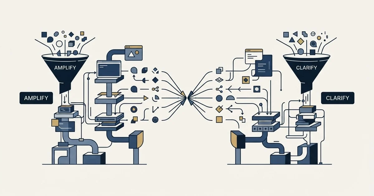 Editorial illustration for Amplemarket vs Clearbit