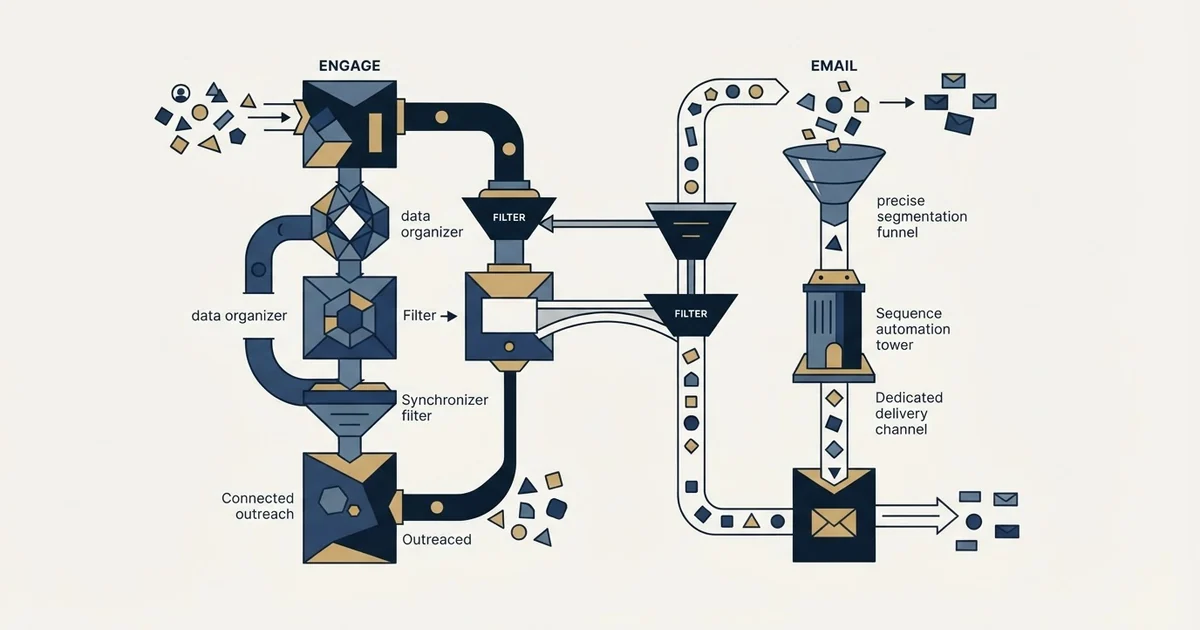 Editorial illustration for Amplemarket vs Emailchaser