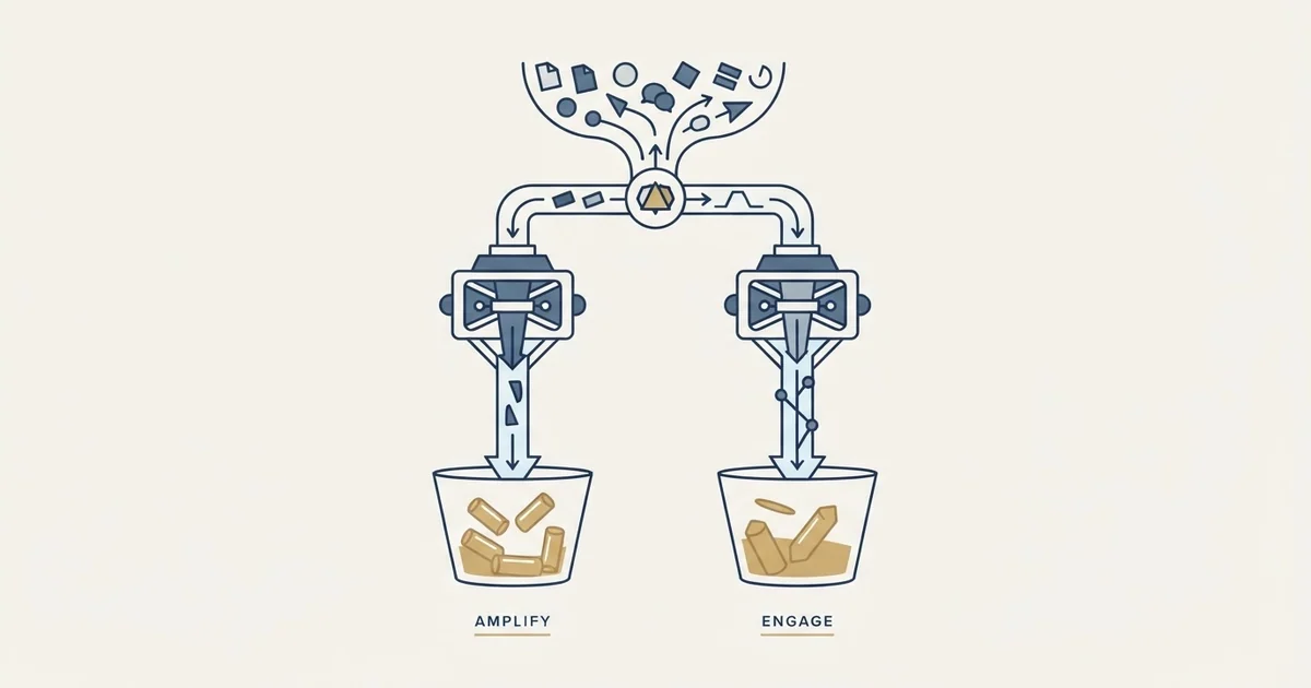 Editorial illustration for Amplemarket vs Enginy
