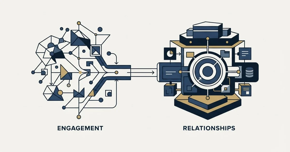 Editorial illustration for Amplemarket vs Keap