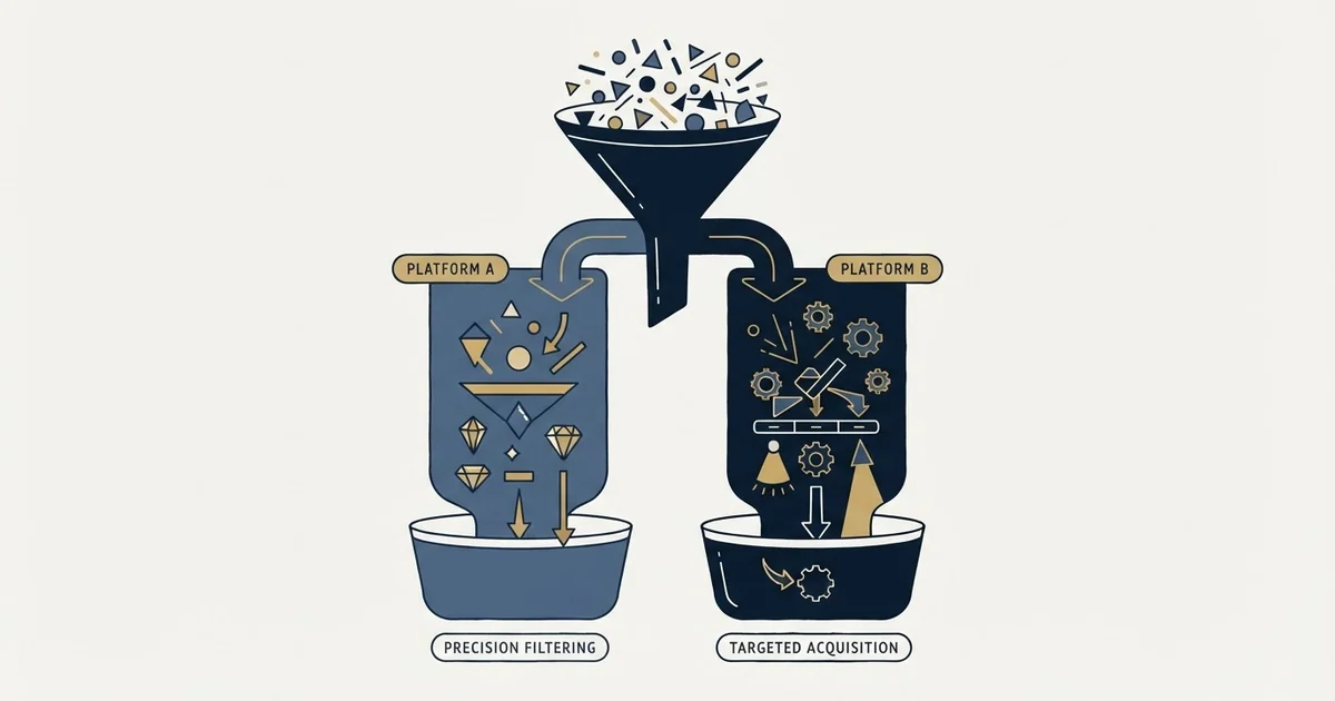 Editorial illustration for Amplemarket vs Lead411