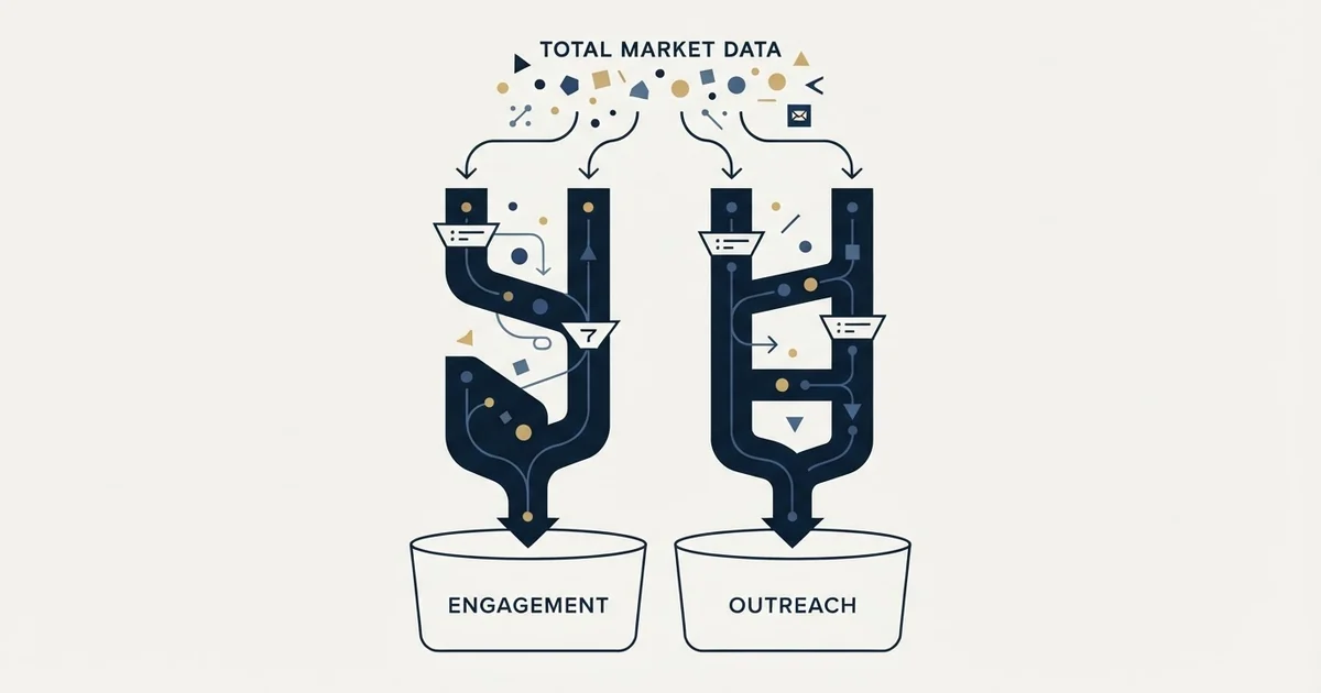 Editorial illustration for Amplemarket vs Leadfwd