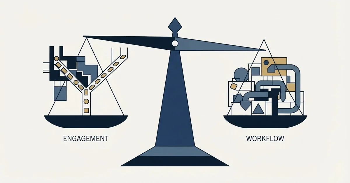 Editorial illustration for Amplemarket vs Monday CRM