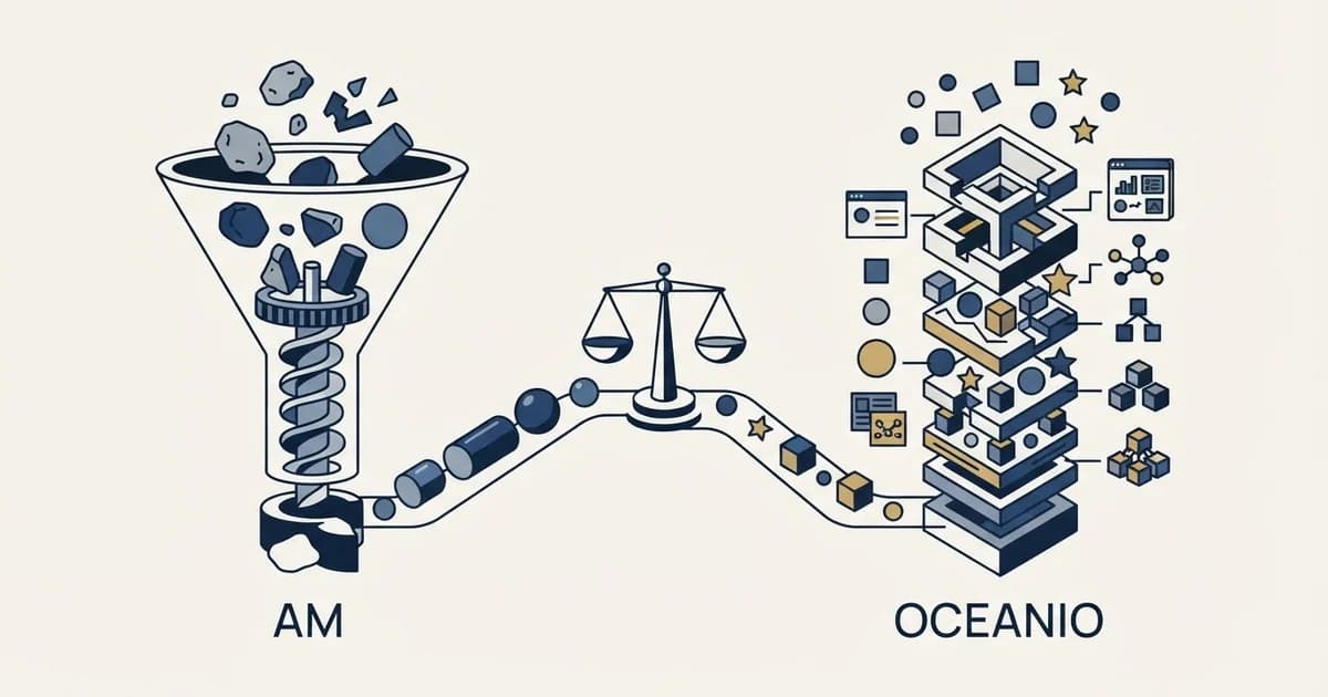 Editorial illustration for Amplemarket vs Ocean.io