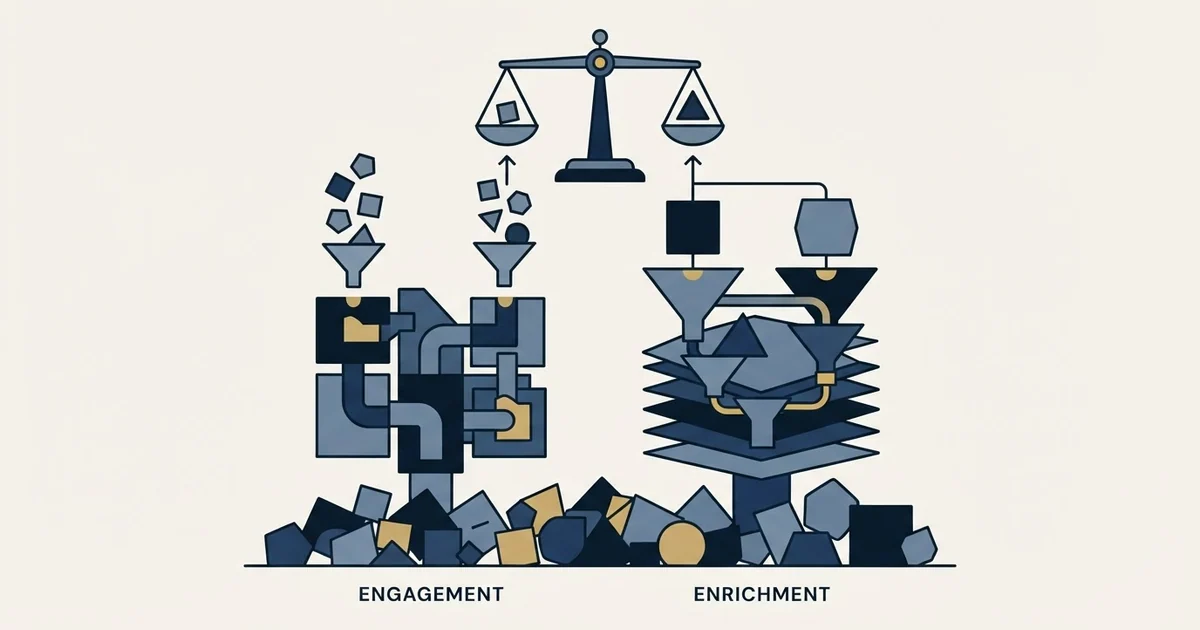 Editorial illustration for Amplemarket vs PredictLeads