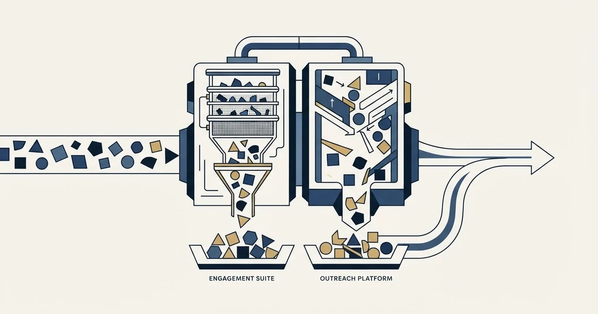 Editorial illustration for Amplemarket vs Qualifier.ai
