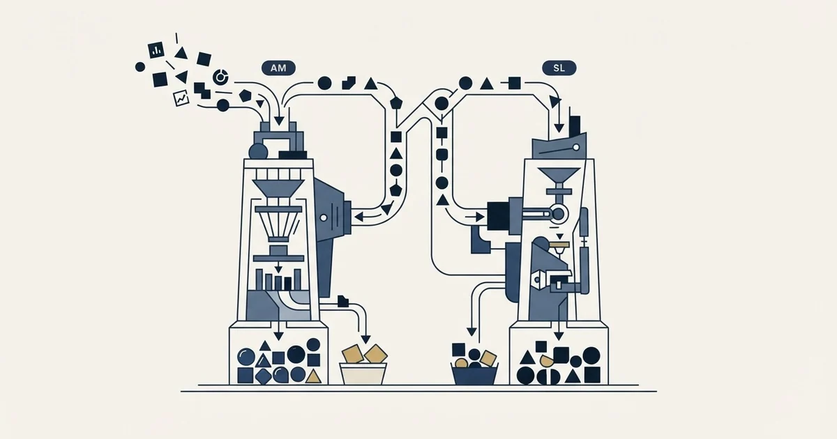 Editorial illustration for Amplemarket vs Salesloft