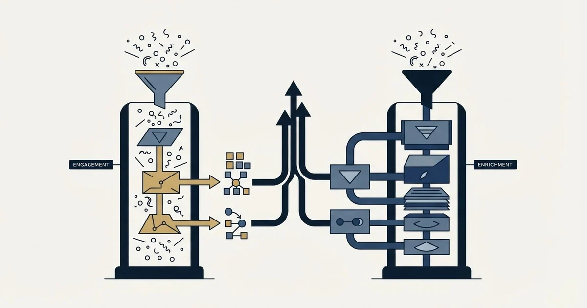 Editorial illustration for Amplemarket vs Skrapp.io