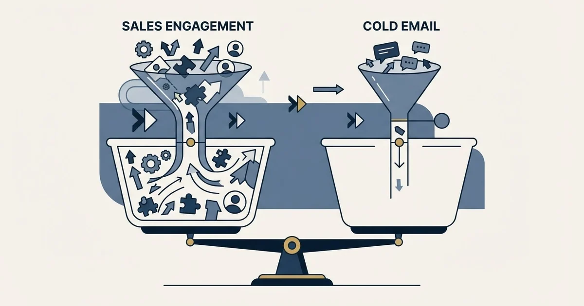 Editorial illustration for Amplemarket vs Vocus.io