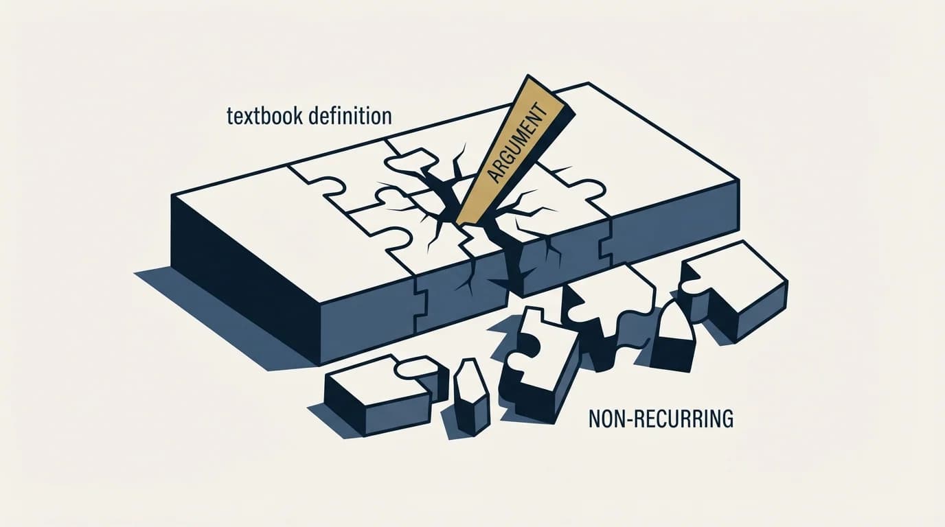 Section illustration: Where the textbook definition breaks