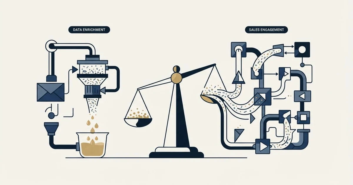 Editorial illustration for Anymail Finder vs Buzz.ai