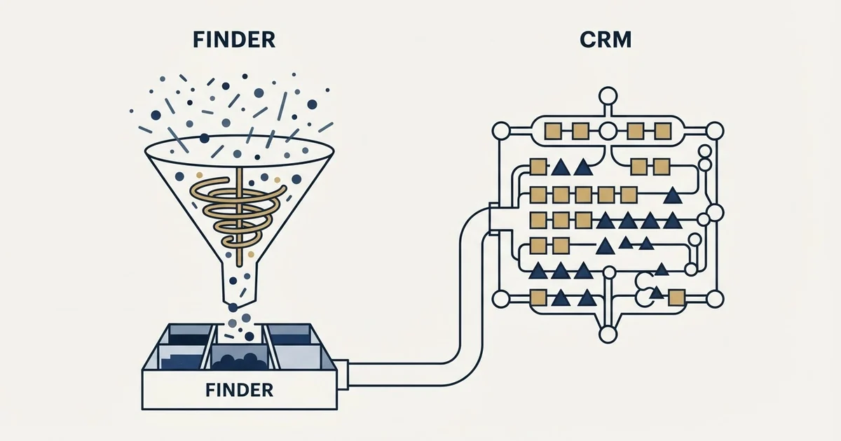 Editorial illustration for Anymail Finder vs Close