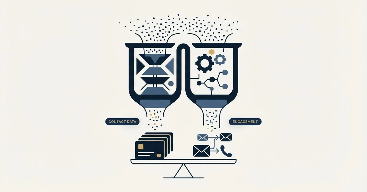 Editorial illustration for Anymail Finder vs JustCall