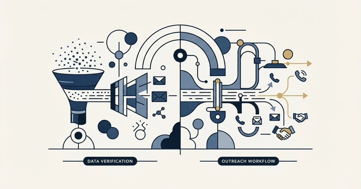 Editorial illustration for Anymail Finder vs Koncert
