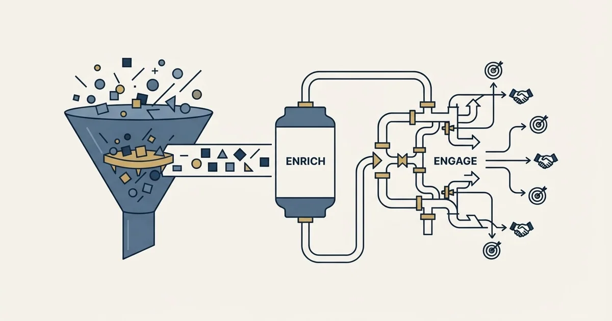 Editorial illustration for Anymail Finder vs Leadspicker