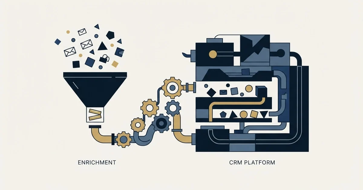 Editorial illustration for Anymail Finder vs Teamgate