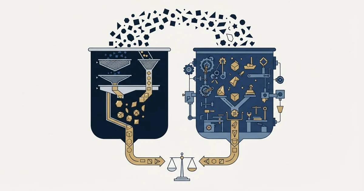 Editorial illustration for Apollo.io vs Artisan
