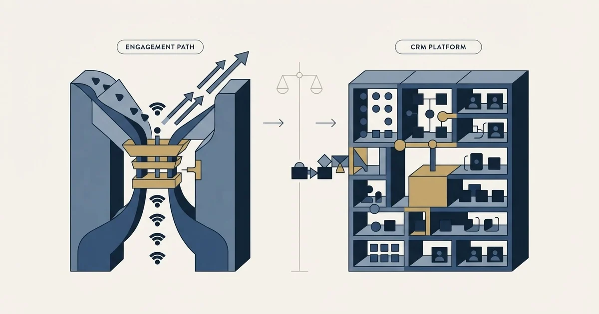 Editorial illustration for Apollo.io vs Bitrix24