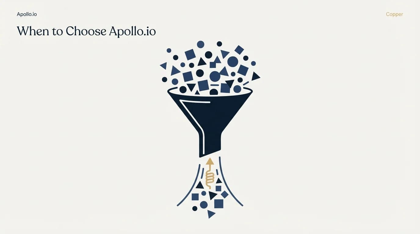 Section illustration: When to Choose Apollo.io
