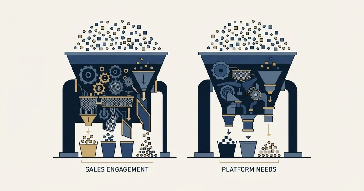 Editorial illustration for Apollo.io vs GetSales.io