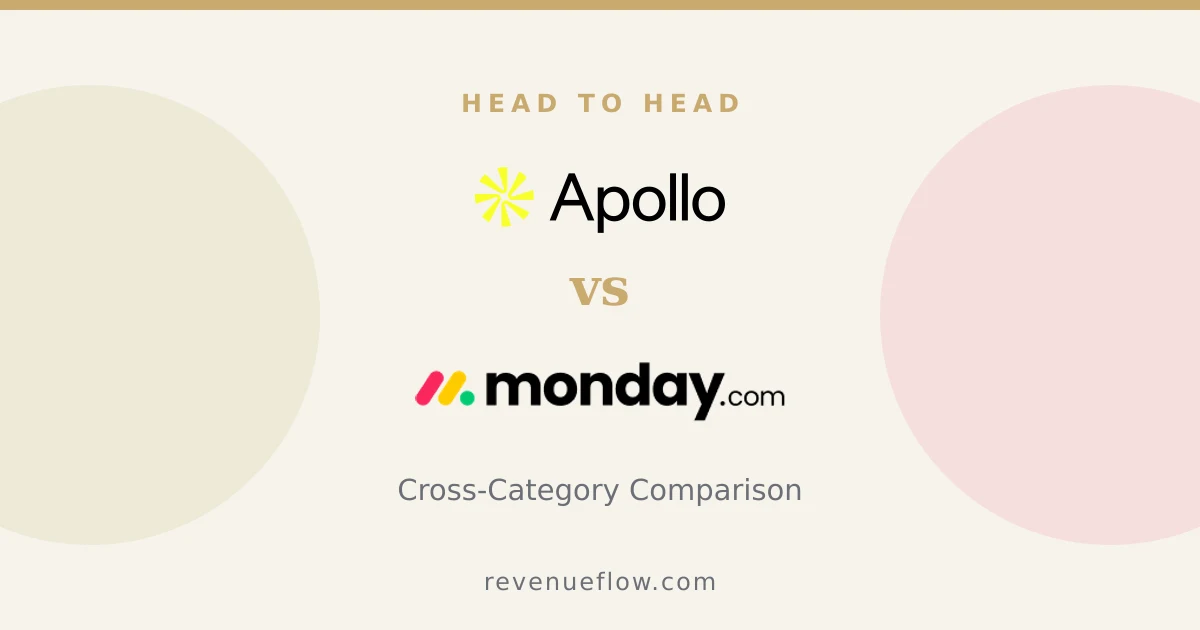 Branded cover: Apollo.io Sales Engagement vs Monday CRM: Cross-Category Comparison