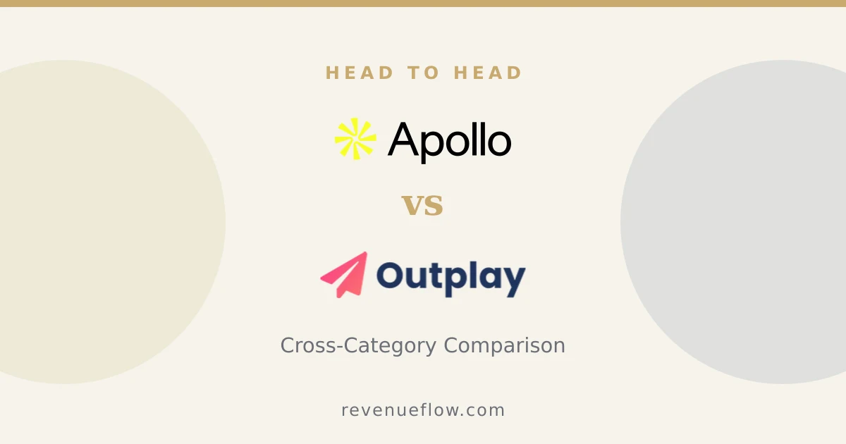 Branded cover: Apollo.io vs Outplay: Cross-Category Comparison