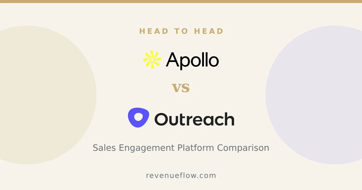 Branded cover: Apollo.io vs Outreach: Sales Engagement Platform Comparison