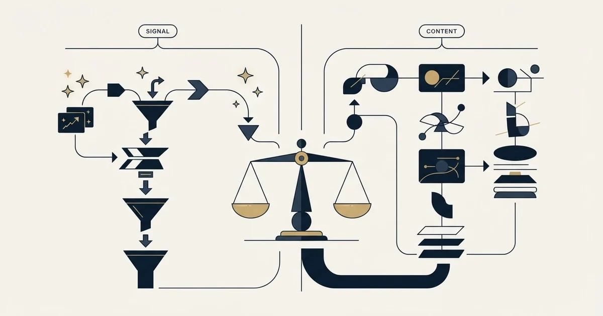 Editorial illustration for Apollo.io vs Regie.ai
