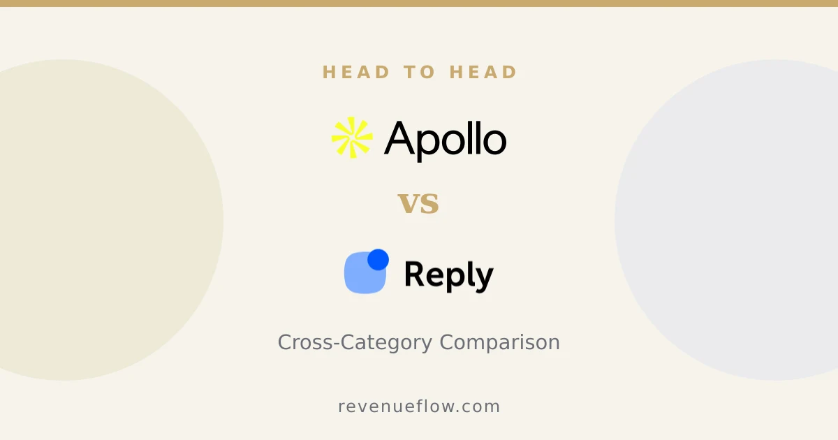 Branded cover: Apollo.io vs Reply.io: Cross-Category Comparison