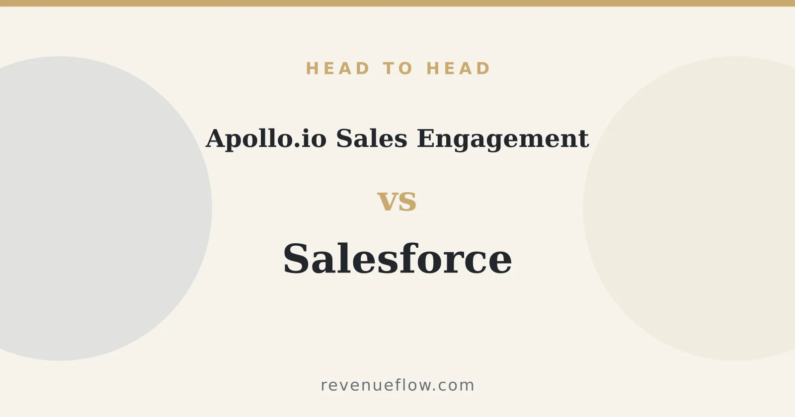 Branded cover: Apollo.io Sales Engagement vs Salesforce: Cross-Category Comparison