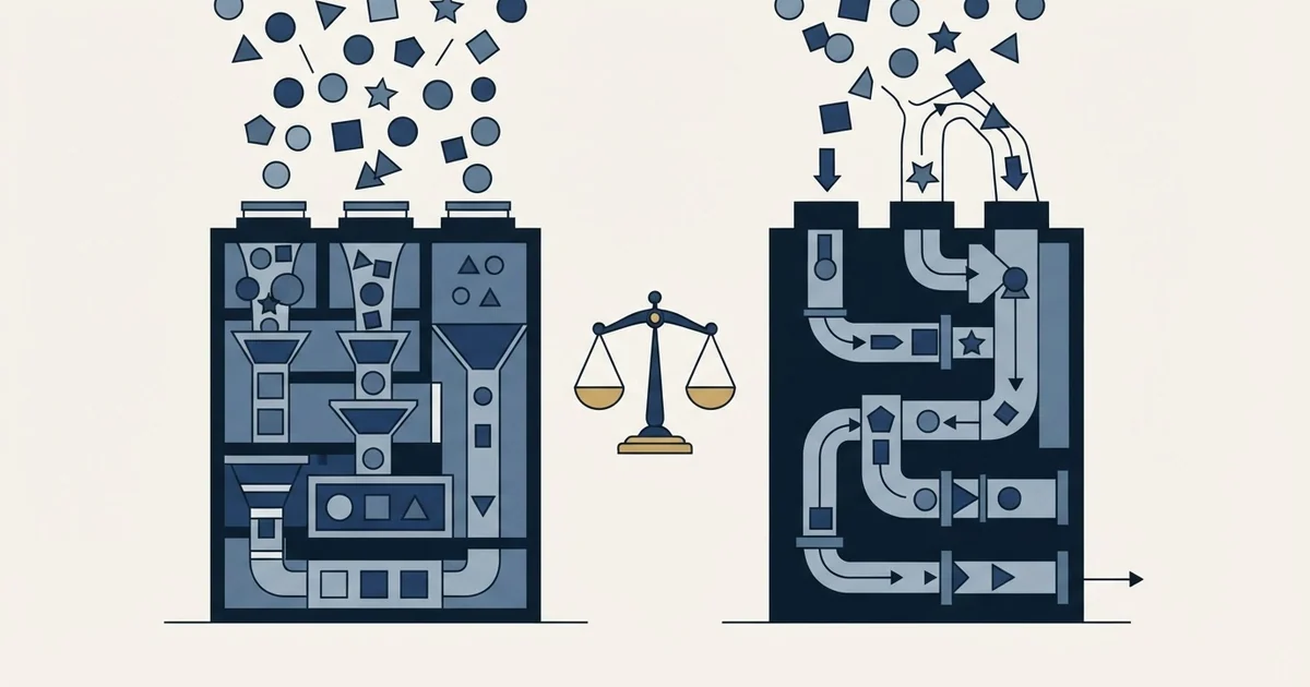 Editorial illustration for Apollo.io vs Salesforge