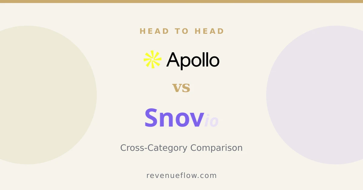 Branded cover: Apollo.io vs Snov.io: Cross-Category Comparison