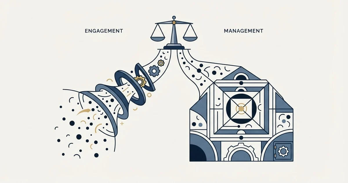 Editorial illustration for Apollo.io vs Vtiger