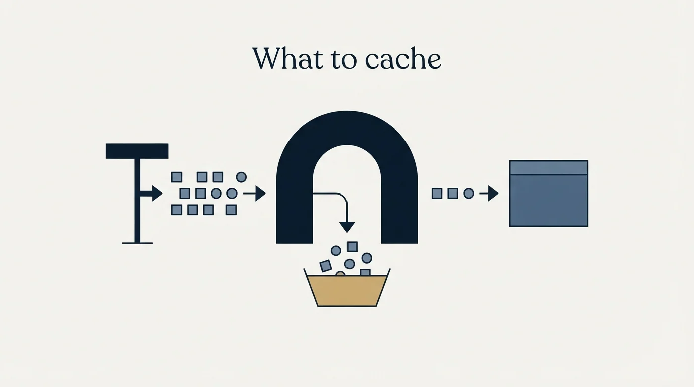 Section illustration: What to cache