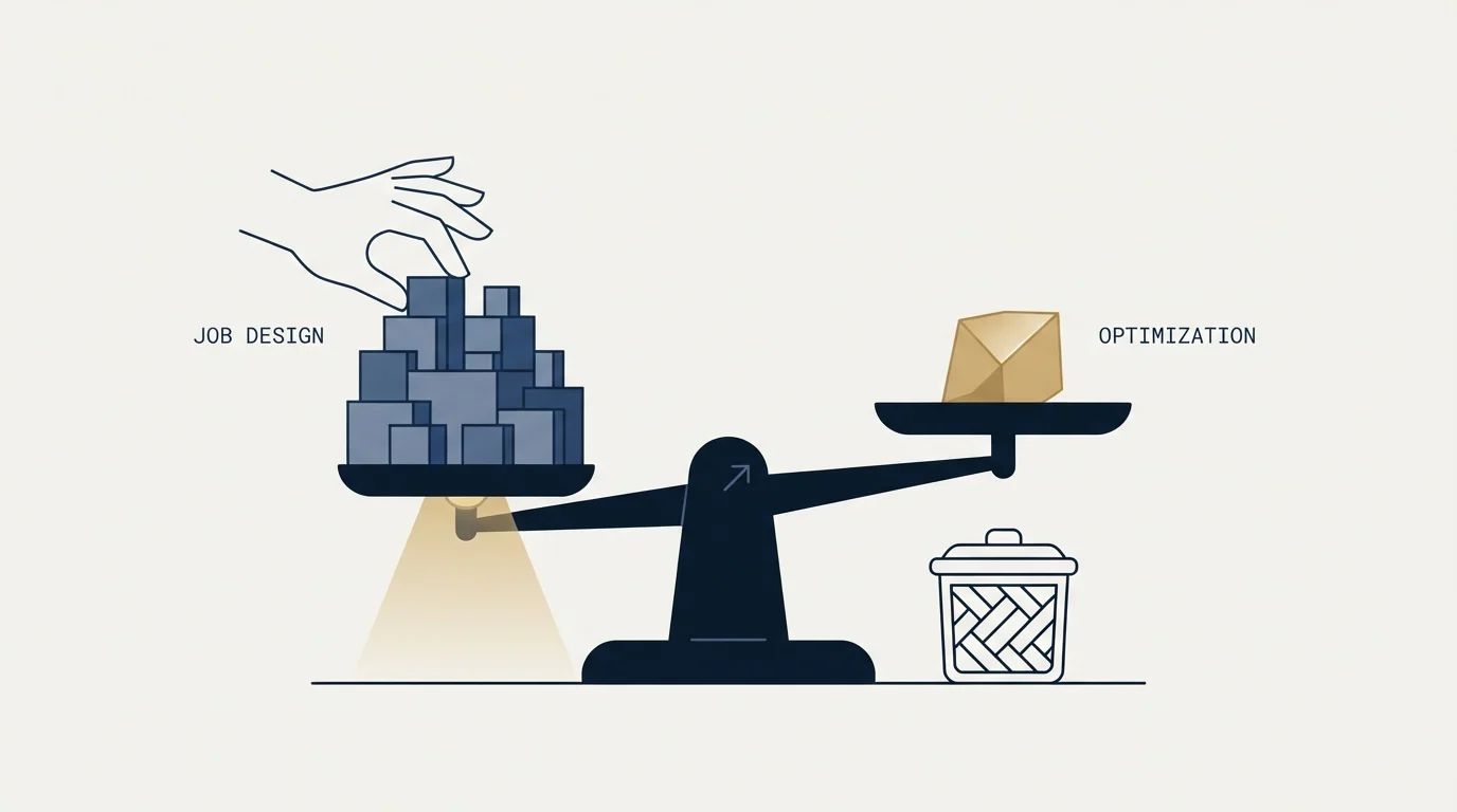 Section illustration: Before you run a large job