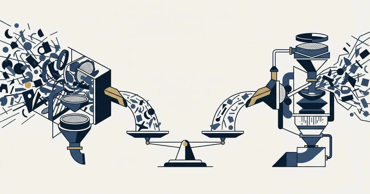 Editorial illustration for Apollo.io vs CompanyEnrich