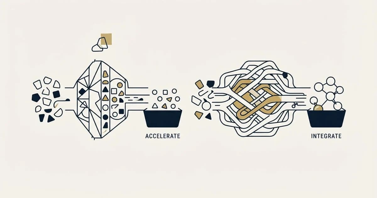 Editorial illustration for Apollo.io vs Crustdata
