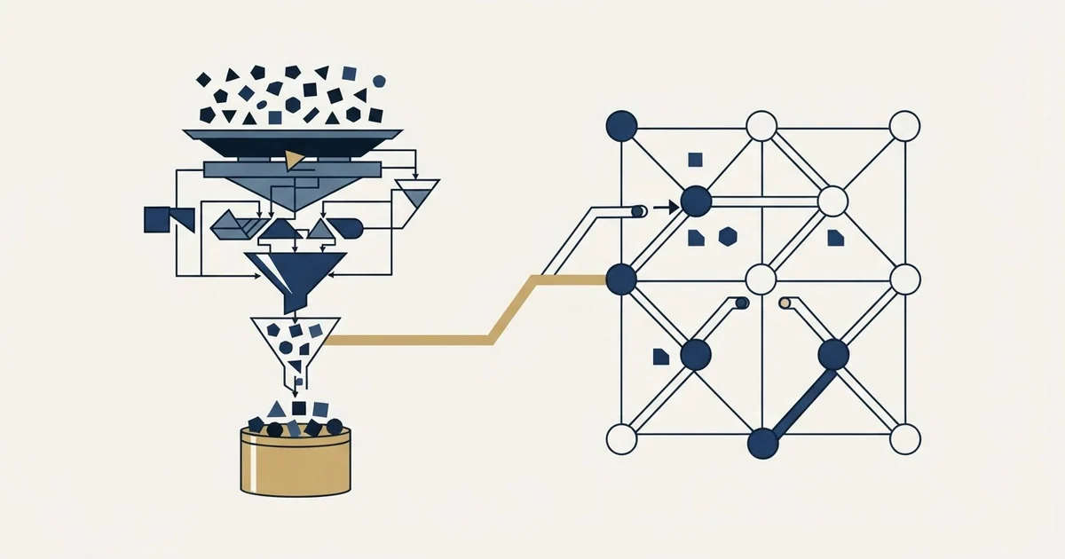 Editorial illustration for Apollo.io vs folk
