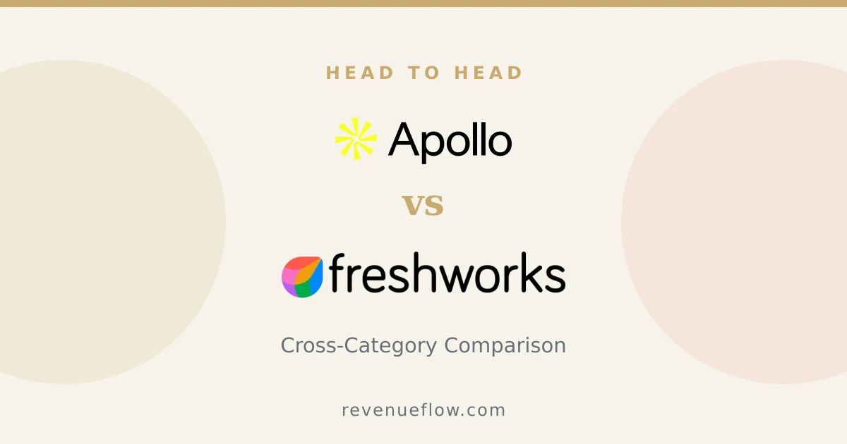 Branded cover: Apollo.io vs Freshsales: Cross-Category Comparison