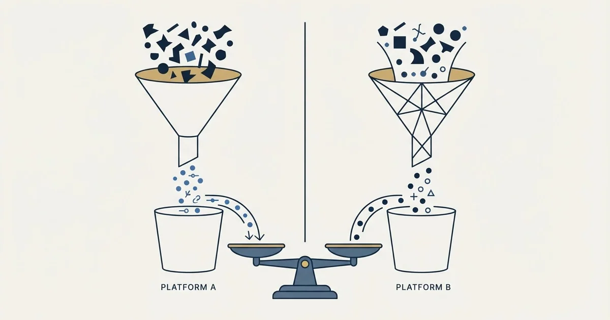 Editorial illustration for Apollo.io vs GetProspect