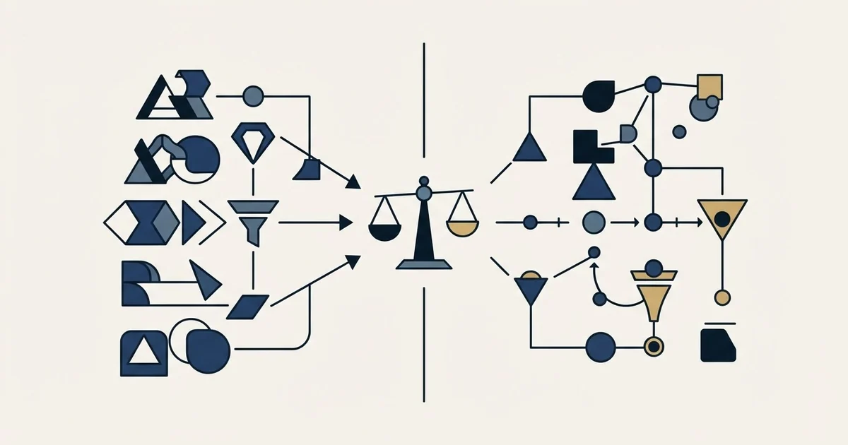 Editorial illustration for Apollo.io vs Hunter