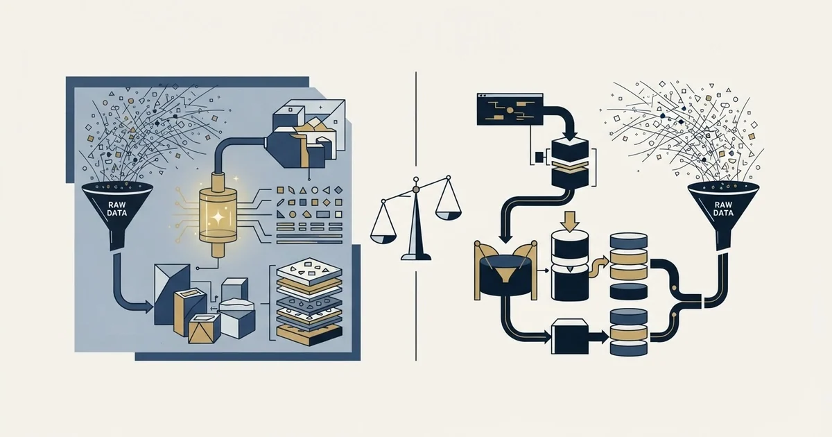 Editorial illustration for Apollo.io vs Icypeas