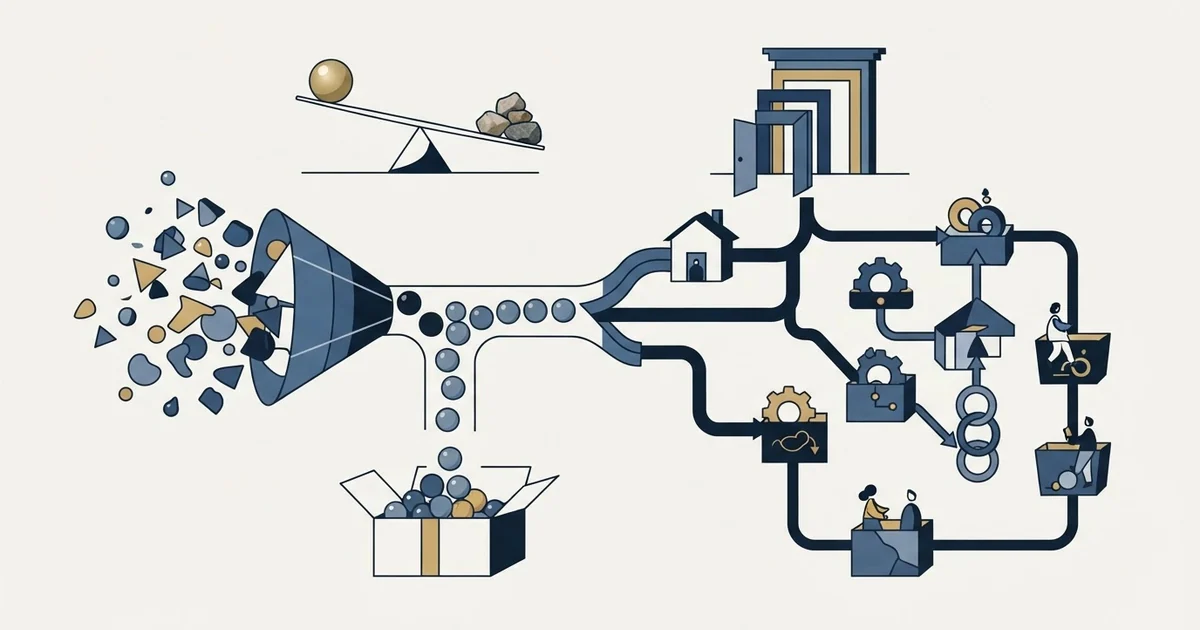 Editorial illustration for Apollo.io vs Keap