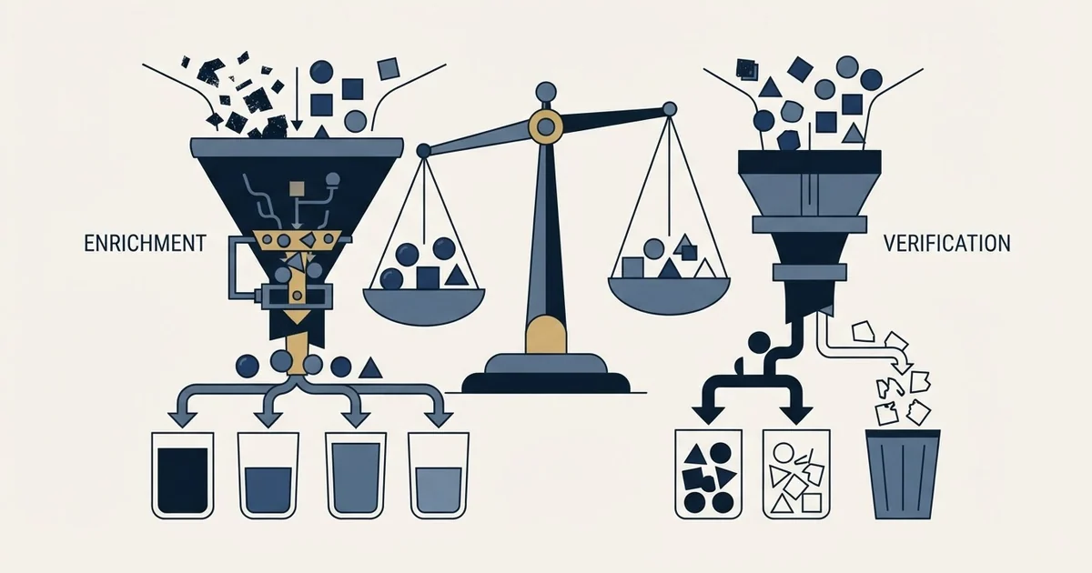 Editorial illustration for Apollo.io vs Kickbox