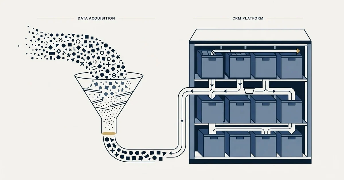 Editorial illustration for Apollo.io vs Microsoft Dynamics Sales